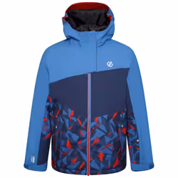 Dare 2B Childrens/Kids Humour II Geometric Ski Jacket - 3-4 Years, Vallarta Blue/Moonlight