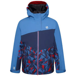 Dare 2B Childrens/Kids Humour II Geometric Ski Jacket - 3-4 Years, Vallarta Blue/Moonlight