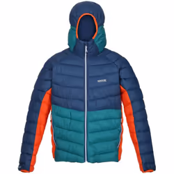 Regatta Mens Harrock Puffer Jacket - 3XL, Admiral Blue/Pacific Green