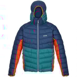 Regatta Mens Harrock Puffer Jacket - 3XL, Admiral Blue/Pacific Green