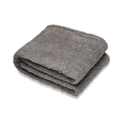 Ribbon Teddy Fleece Throw - One Size, Grey