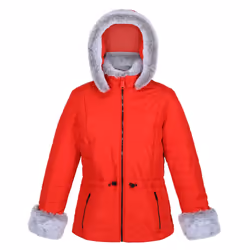 Regatta Womens/Ladies Willabella Faux Fur Trim Jacket - 18 UK, Code Red