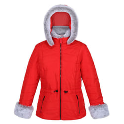 Regatta Womens/Ladies Willabella Faux Fur Trim Jacket - 18 UK, Code Red