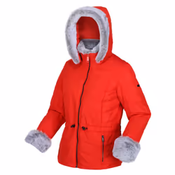 Regatta Womens/Ladies Willabella Faux Fur Trim Jacket - 18 UK, Code Red