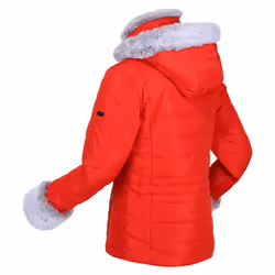 Regatta Womens/Ladies Willabella Faux Fur Trim Jacket - 18 UK, Code Red