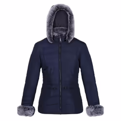 Regatta Womens/Ladies Willabella Faux Fur Trim Jacket - 16 UK, Navy