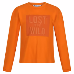 Regatta Childrens/Kids Wenbie III Long-Sleeved T-Shirt - 11-12 Years, Autumn Maple