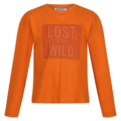 Regatta Childrens/Kids Wenbie III Long-Sleeved T-Shirt - 11-12 Years, Autumn Maple