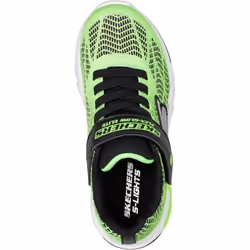 Skechers Boys Flex-Glow Elite Vorlo Trainers - 13 UK Child, Lime/Black