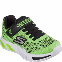 Skechers Boys Flex-Glow Elite Vorlo Trainers - 13.5 UK Child, Lime/Black