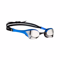 Arena Cobra Mirror Ultra Swipe Swimming Goggles - One Size, Silver/Blue