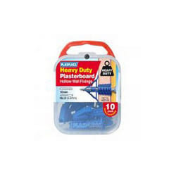 Plasplugs Heavy Duty Plasterboard Fixing (Pack of 10)