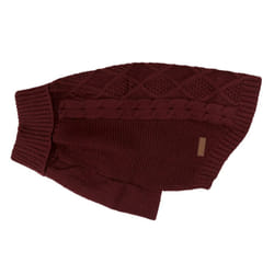 Regatta Knitted Dog Jumper - L, Claret Red