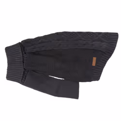 Regatta Knitted Dog Jumper - L, Ebony