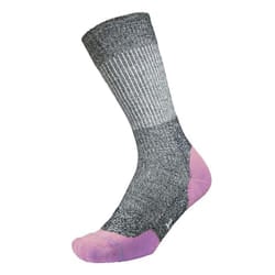 1000 Mile Womens/Ladies Fusion Walk Socks - S, Navy/Mauve Marl
