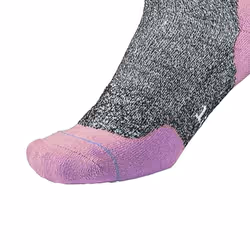 1000 Mile Womens/Ladies Fusion Walk Socks - S, Navy/Mauve Marl
