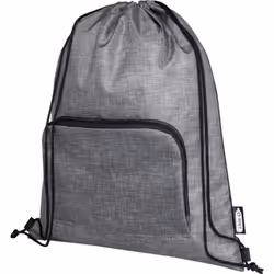 Bullet Ash Foldable Recycled Drawstring Bag