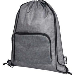 Bullet Ash Foldable Recycled Drawstring Bag