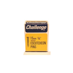 Challenge Brass Plated Escutcheon Nails