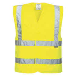 Portwest Unisex Adult Eco Friendly Hi-Vis Vest - L-XL, Yellow