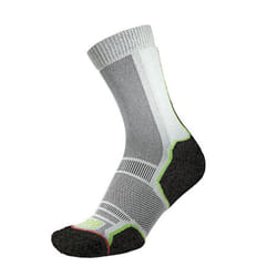 1000 Mile Mens Trek Recycled Socks (Pack of 2) - M, Black/Orange/Green