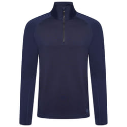Dare 2B Mens Fuser Core Stretch Half Zip Thermal Top - 3XL, Nightfall Navy