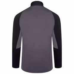 Dare 2B Mens Fuser Core Stretch Half Zip Thermal Top - S, Ebony Grey