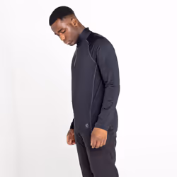 Dare 2B Mens Fuser Core Stretch Half Zip Thermal Top - S, Black