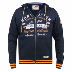 Duke Mens Flanders D555 Full Zip Hoodie - 5XL, Navy