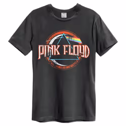 Amplified Mens On The Run Pink Floyd T-Shirt - S, Charcoal/Red