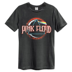 Amplified Mens On The Run Pink Floyd T-Shirt - S, Charcoal/Red