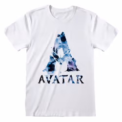 Avatar Unisex Adult Logo T-Shirt - L, White