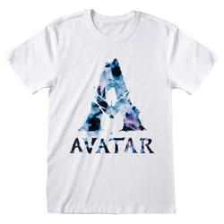 Avatar Unisex Adult Logo T-Shirt - S, White