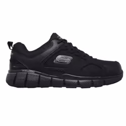 Skechers Mens Telphin Sanphet Leather Trainers - 7 UK, Black