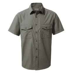 Craghoppers Mens Kiwi Short-Sleeved Shirt - XXL, Dark Grey