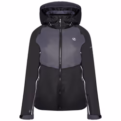 Regatta Womens/Ladies Radiate II Waterproof Ski Jacket - 18 UK, Black/Ebony Grey