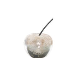 Hill Interiors Apple Ornament - 16cm x 15cm x 15cm, Silver