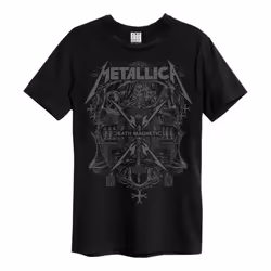 Amplified Unisex Adult Death Magnetic Metallica T-Shirt - S, Charcoal