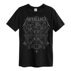 Amplified Unisex Adult Death Magnetic Metallica T-Shirt - S, Charcoal