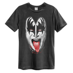Amplified Unisex Adult Demon Face Kiss T-Shirt