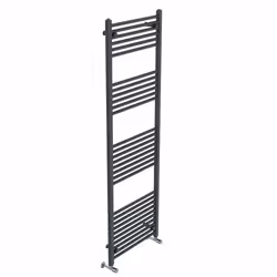 NRG Straight Central Heating Towel Rail Bathroom Heated Rad Radiators Ladder Warmer - 1800x600mm, Anthracite