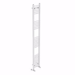 NRG Straight Central Heating Towel Rail Bathroom Heated Rad Radiators Ladder Warmer - 1800x300mm, White