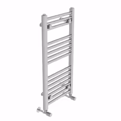 NRG Straight Central Heating Towel Rail Bathroom Heated Rad Radiators Ladder Warmer - 800x400mm, Chrome