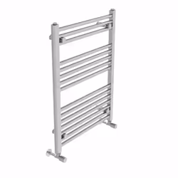 NRG Straight Central Heating Towel Rail Bathroom Heated Rad Radiators Ladder Warmer - 800x600mm, Chrome