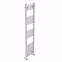 NRG Straight Central Heating Towel Rail Bathroom Heated Rad Radiators Ladder Warmer - 1600x400mm, Chrome