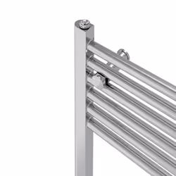 NRG Straight Central Heating Towel Rail Bathroom Heated Rad Radiators Ladder Warmer - 1800x300mm, Chrome