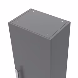 NRG 1200mm Gloss Grey Bathroom Wall Mounted High Cabinet Tall Storage Unit Flat Pack