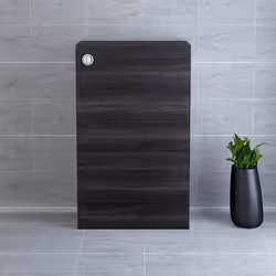 NRG 500mm Grey BTW Back To Wall WC Unit Bathroom Furniture Flat Pack