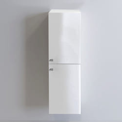NRG 1200mm White Bathroom Furniture Storage Cabinet Wall Mounted Tall Unit