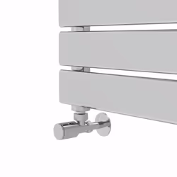 NRG Flat Panel Heated Towel Rail Bathroom Rad Radiator Chrome - 1800x600mm